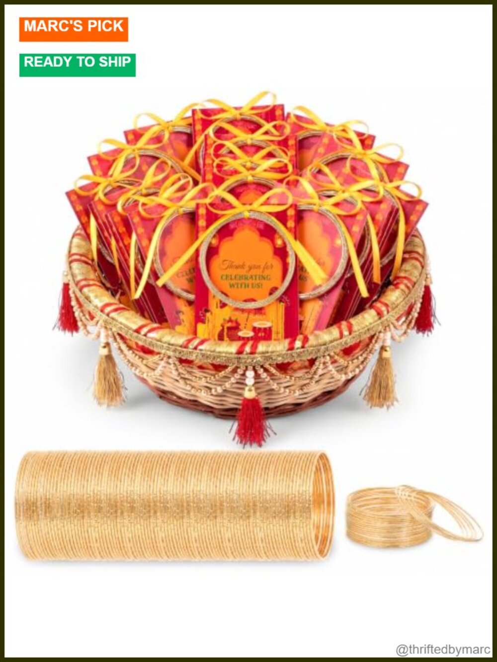 Indian Bangles Bracelet Women Wedding Party Favor Set